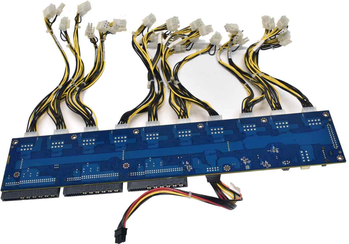 Gigabyte G431-MM0 Power Backplane CPDGD31 2OZ 10x Power Cable 25CRI-250906-S9R