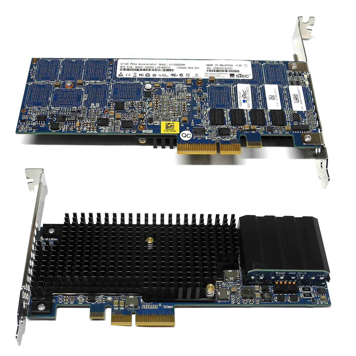 STEC s1120 Series PCIe x4 MLC 800GB SSD Accelerator Card S1122E800M4 STEC s1120 Series PCIe x4 MLC 800GB SSD Accelerator Card S1122E800M4