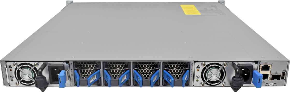 Cisco Nexus N9K-C93180LC-EX 32x 40/50G QSFP+ or 18x 100 QSFP28 GE Switch Rack Ears blue PSUs Cisco Nexus N9K-C93180LC-EX 32x 40/50G QSFP+ or 18x 100 QSFP28 GE Switch Rack Ears blue PSUs