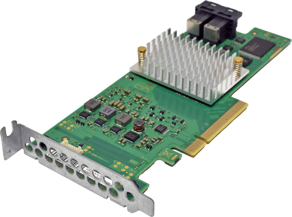 Fujitsu Primergy PRAID CP400i D3307-A12 GS2 A3C40174126 12Gb RAID Controller 2x SAS Kabel LP