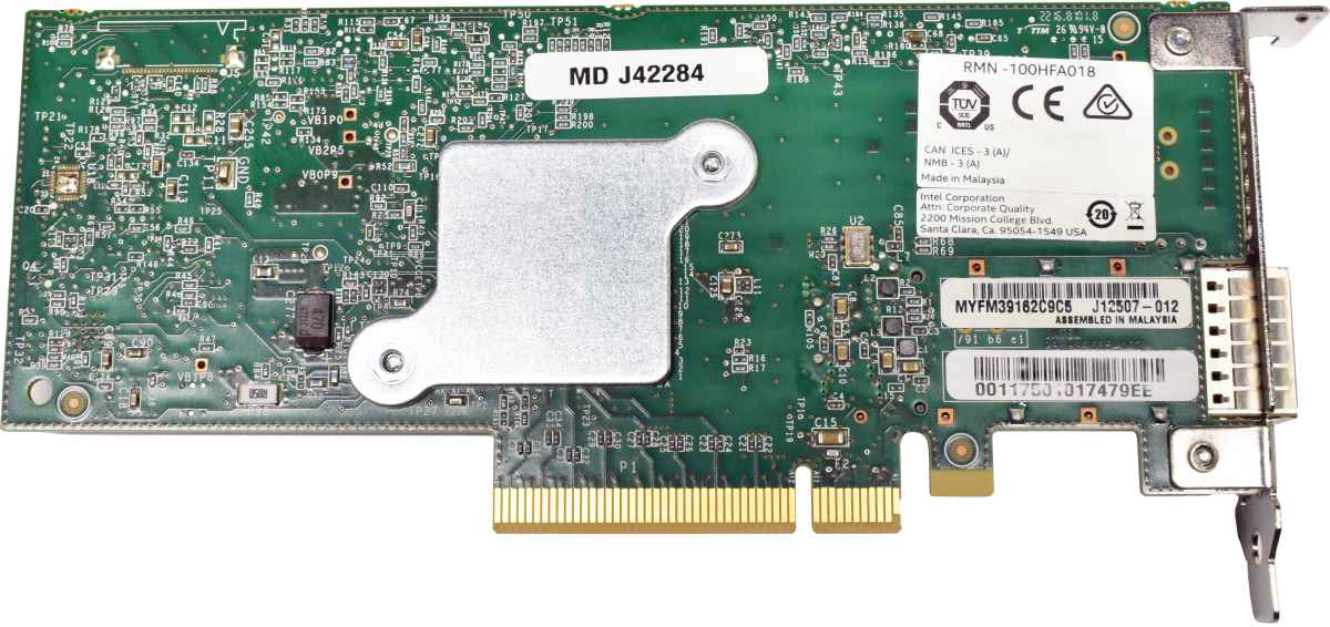 Intel J12507-012 RMN-100HFA018 Single Port 100G QSFP28 PCIe x8 Omni Path HFA