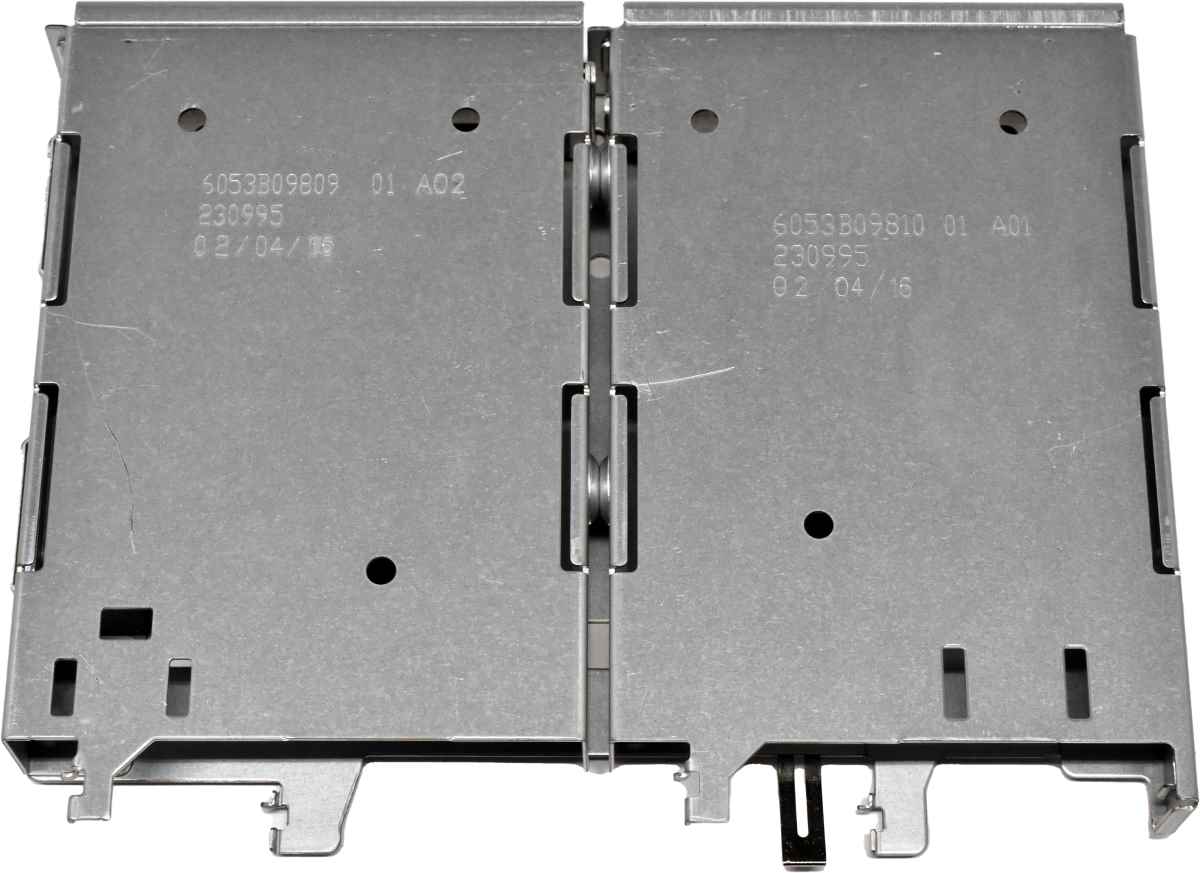 HP Festplatten / Hard Disk Cage 2x SFF 2,5 ohne Backplane Proliant DL360 G9 G10 779150-001 HP Festplatten / Hard Disk Cage 2x SFF 2,5 ohne Backplane Proliant DL360 G9 G10 779150-001