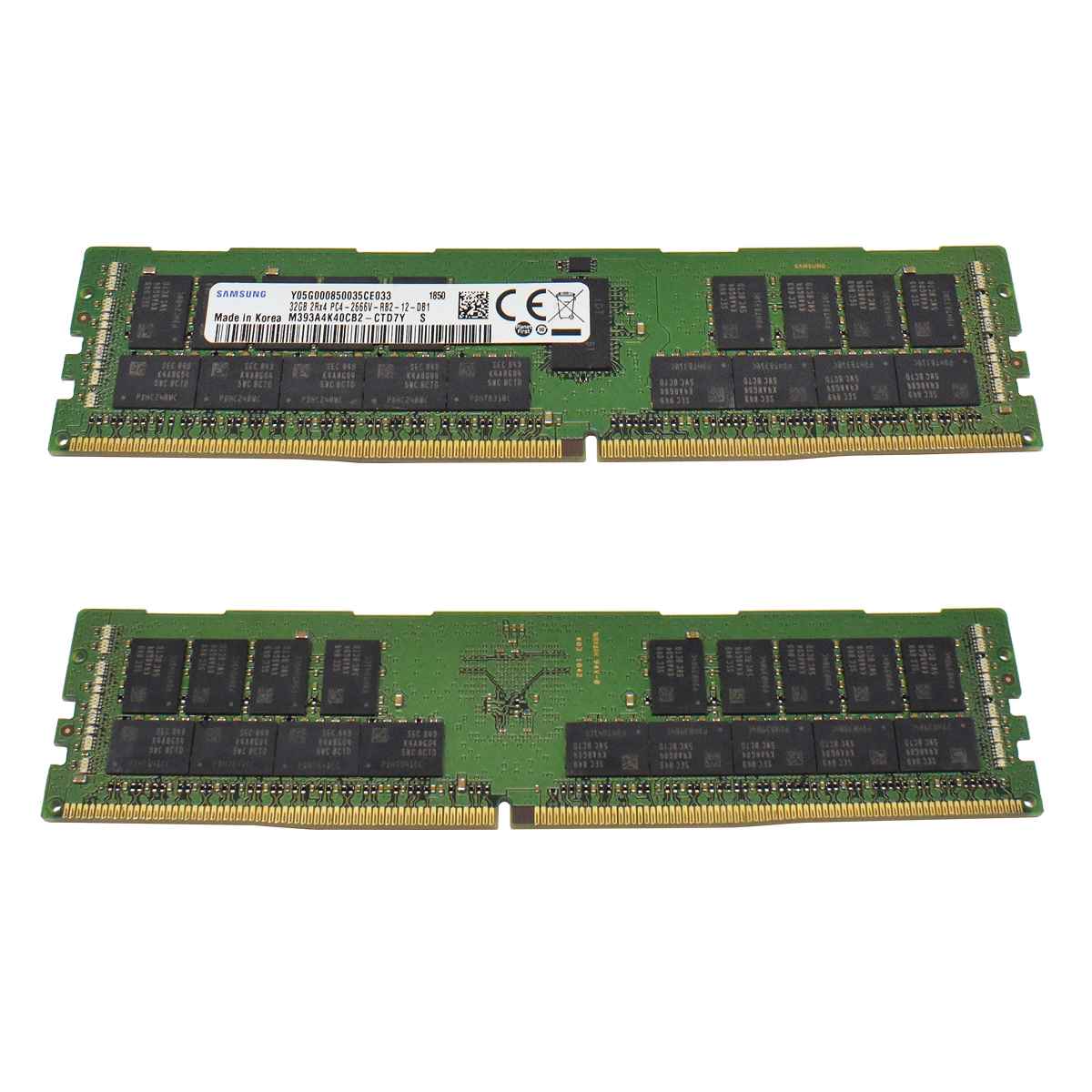 Samsung 32GB 2Rx4 PC4-2666V DDR4 RAM M393A4K40CB2-CTD 256GB HP SKhynix 8x32GB 2Rx4 PC4-2666V DDR4 RAM HMA8GR7AFR4N-VK