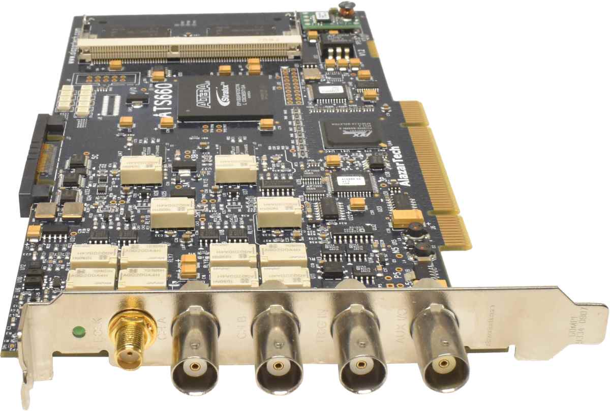 AlazarTech ATS660 Dual-Channel Digitizer Card 125 Ms/s 16-Bit PCI AlazarTech ATS660 Dual-Channel Digitizer Card 125 Ms/s 16-Bit PCI