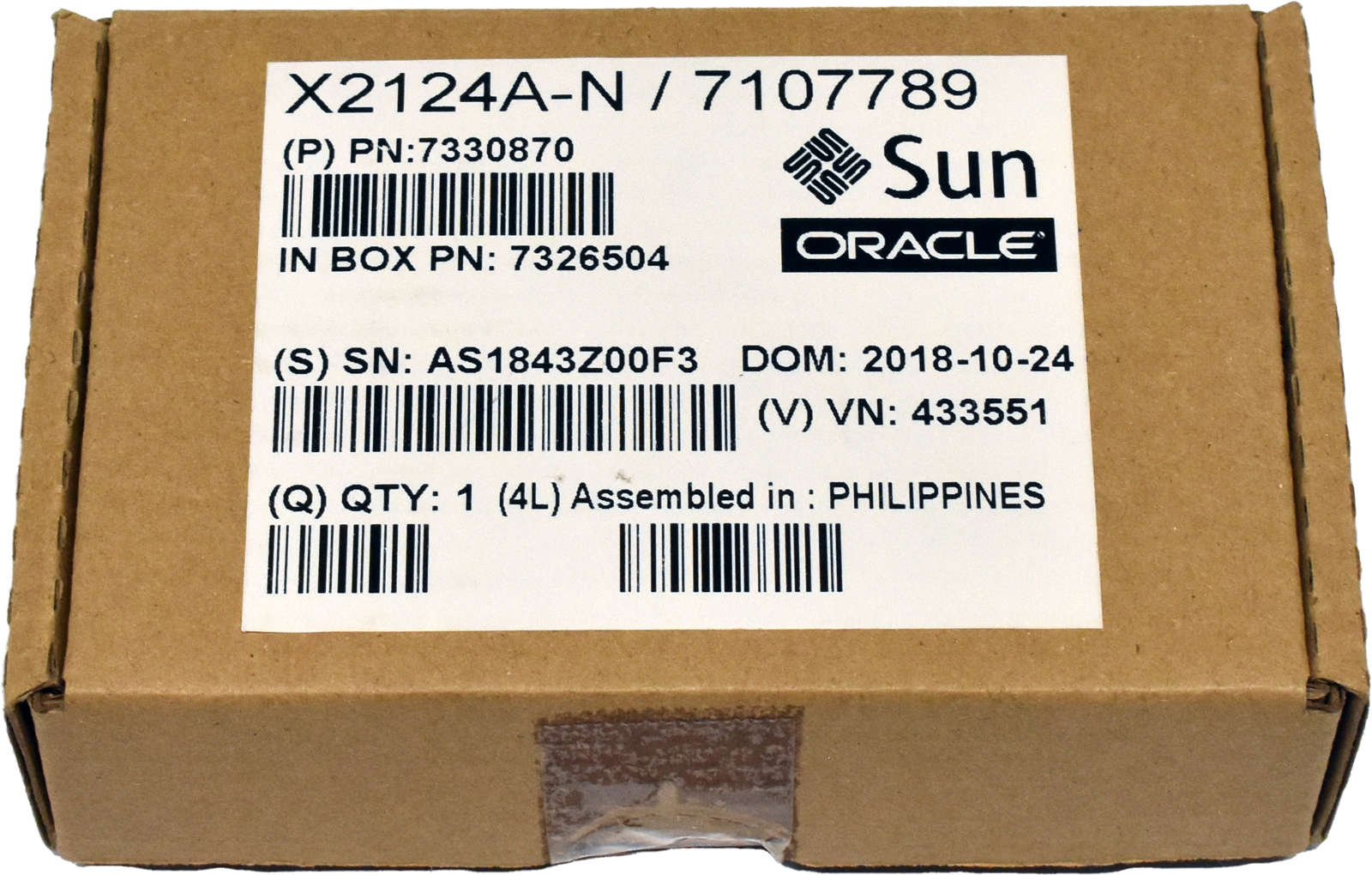 Sun-Oracle-7330870-7326504-X2124A-N-10G-40G-850nm-003.jpg Sun Oracle 7330870 7326504 X2124A-N 10G/40G 850nm 150m QSFP+ Transceiver NEW NEU