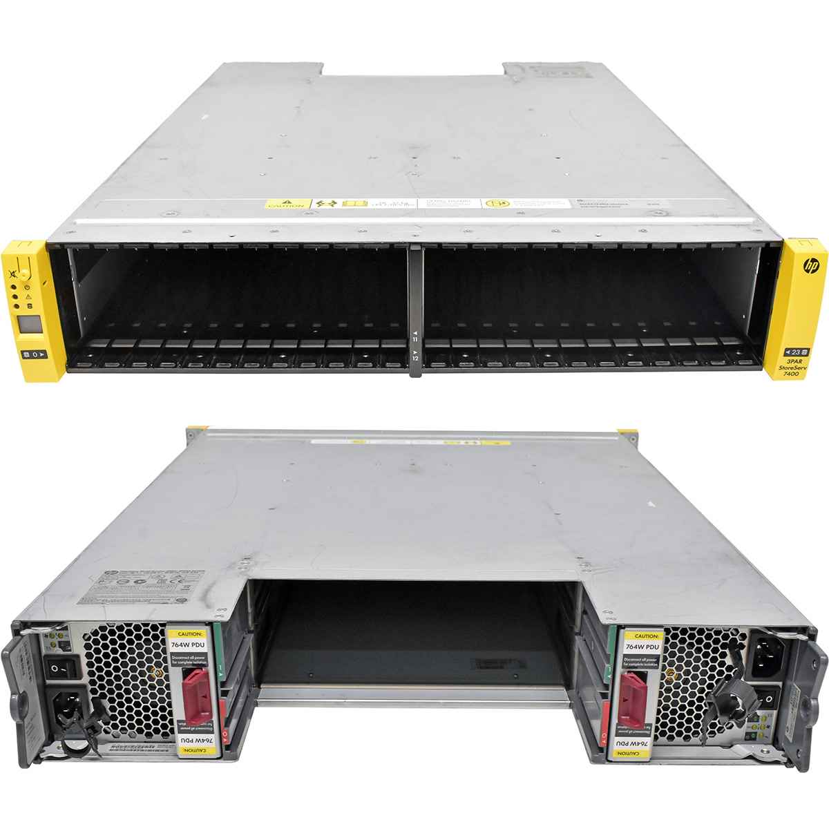 HP QR483-63002 3PAR StoreServ 7400 Chassis  2x PSU 24Bay 2,5"