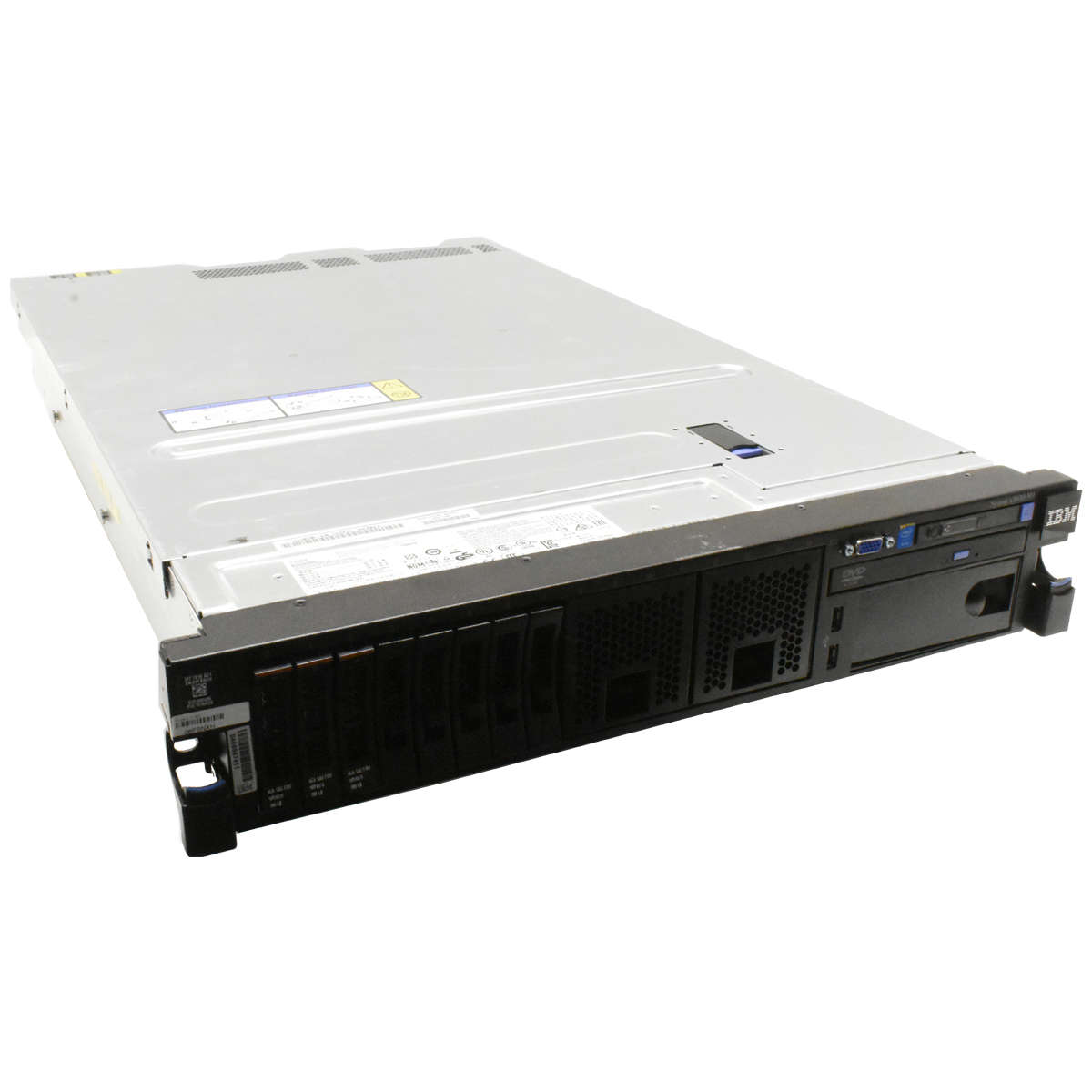 IBM x3650 M4 Server 2xE5-2680 V2 CPU 128GB RAM 8Bay 2,5" M5110