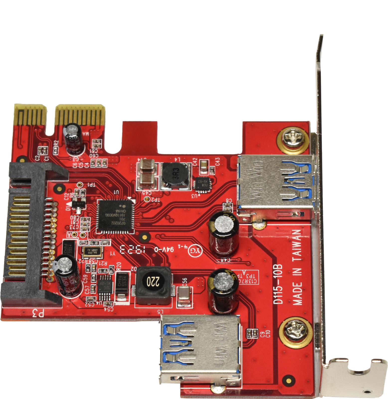 Dell-0NX3H5-Dual-Port-USB-3-0-PCIe-x1-Port-Expansi-005.jpg Dell 0NX3H5 Dual-Port USB-3.0 PCIe x1 Port Expansion Card
