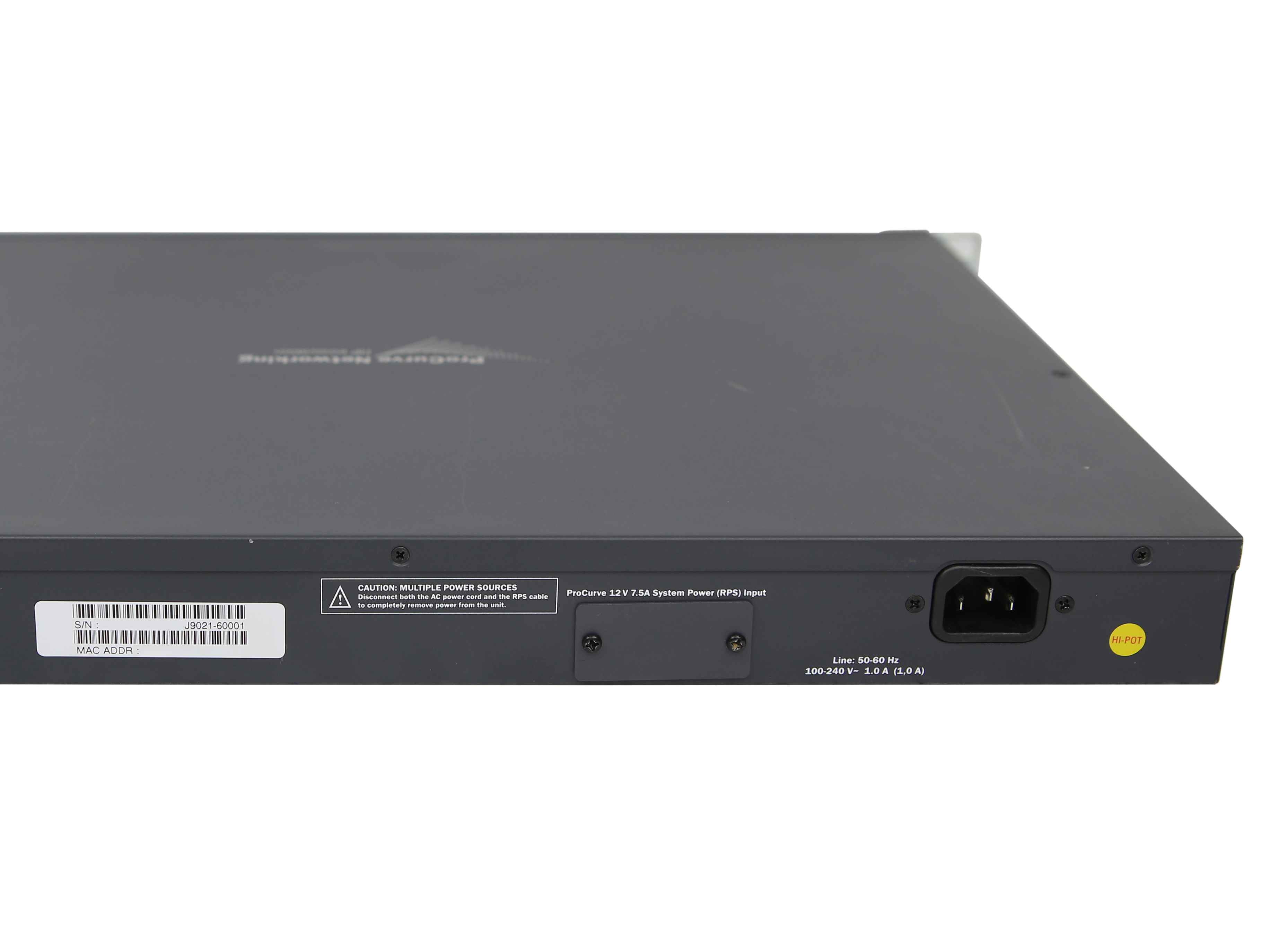 HP ProCurve 2810-24G J9021A 24-Port RJ-45 GE Switch 4x SFP Rack Ears