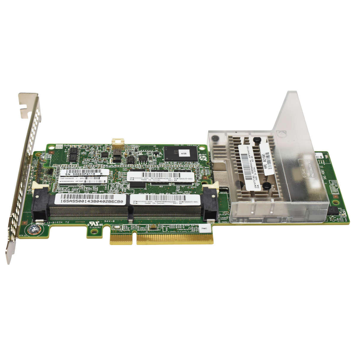 HP-P440-PCIe-x8-12G-SAS-Smart-Array-Raid-Controlle-002.jpg HP P440 PCIe x8 12G SAS Smart Array Raid Controller 726823-001, 4GB FBWC Memory 726815-002 749797-001 784483-001