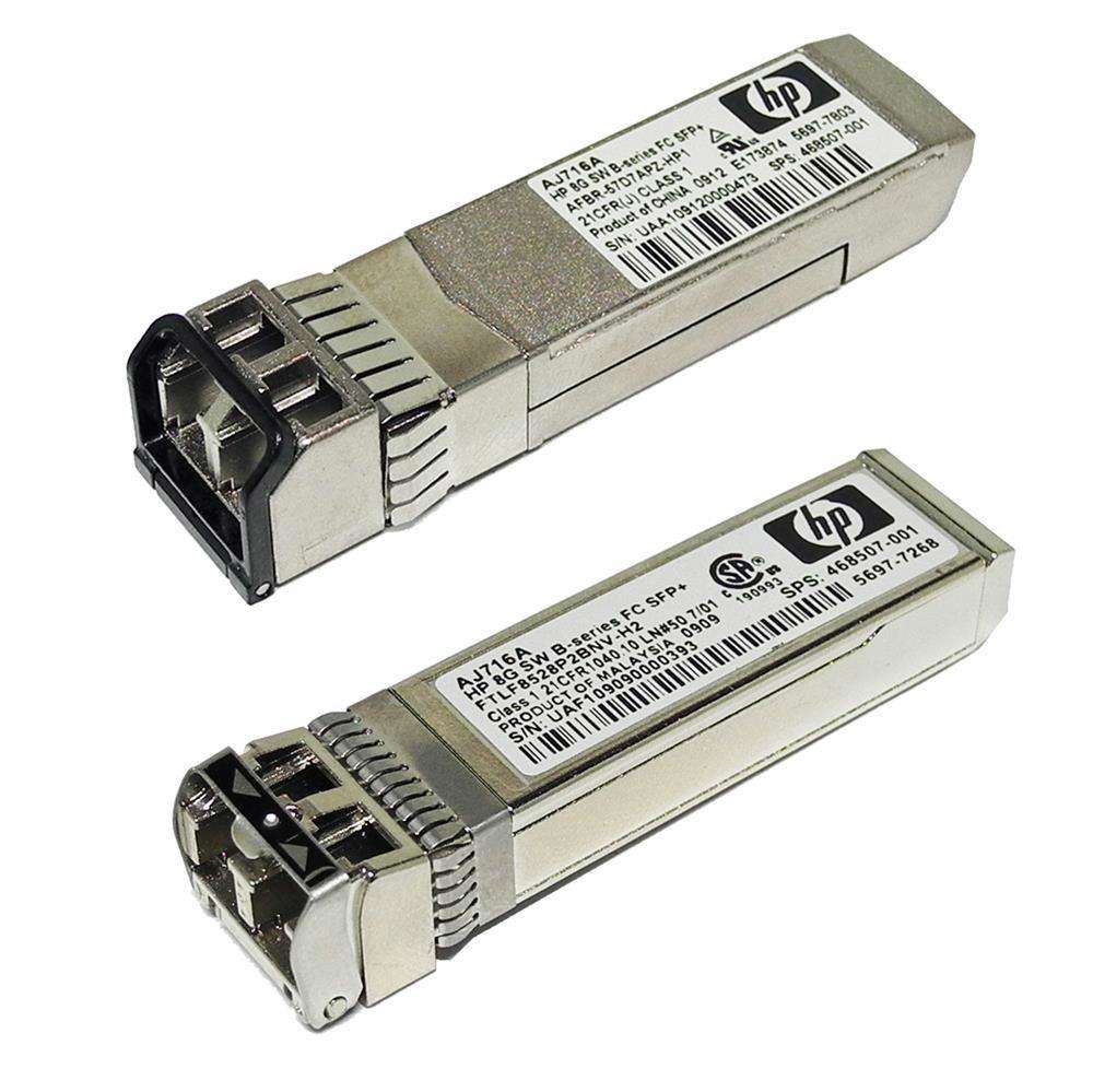 HP-Original-AJ716B-FC-SFP-8Gb-s-SW-850-nm-Transcei-002.jpg HP Original AJ716B FC SFP+ 8Gb/s SW 850 nm Transceiver Module 670504-001