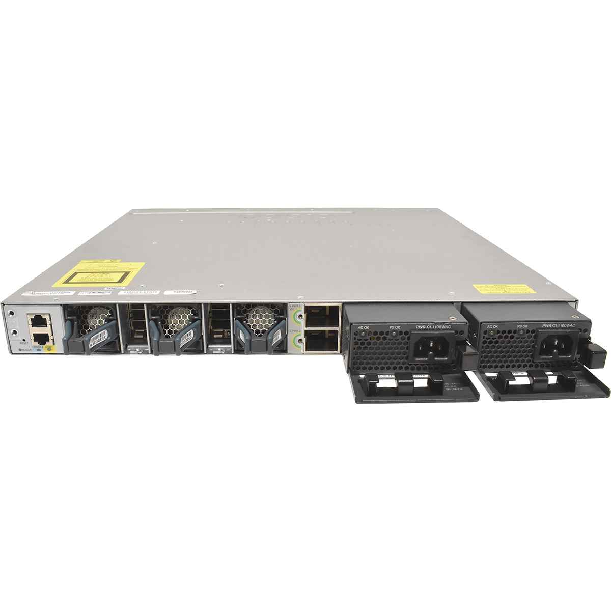 Cisco Catalyst WS-C3850-12X48U-L 48-UPoE GE (12x 10 GB) + C3850-NM-8-10G + 2x PSU