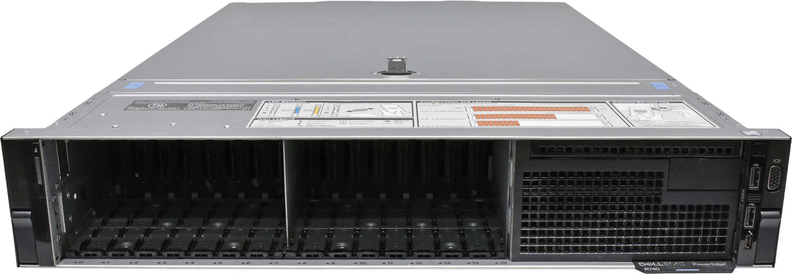Dell-PowerEdge-R740-ohne-CPU-0-RAM-2x-Kühler-H730p-002.jpg Dell PowerEdge R740 ohne CPU 0 RAM 2x Kühler H730p Controller 16x SFF 2,5