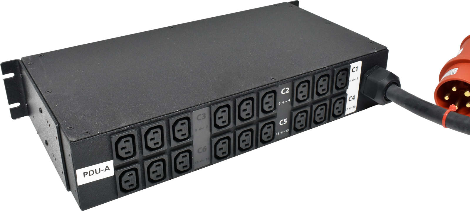 Geist-MU3309-U2YR183-153C13PS56-18-x-C13-32A-PDU-003.jpg Geist MU3305 U2YR183-103C13PS56 18 x C13 32A PDU