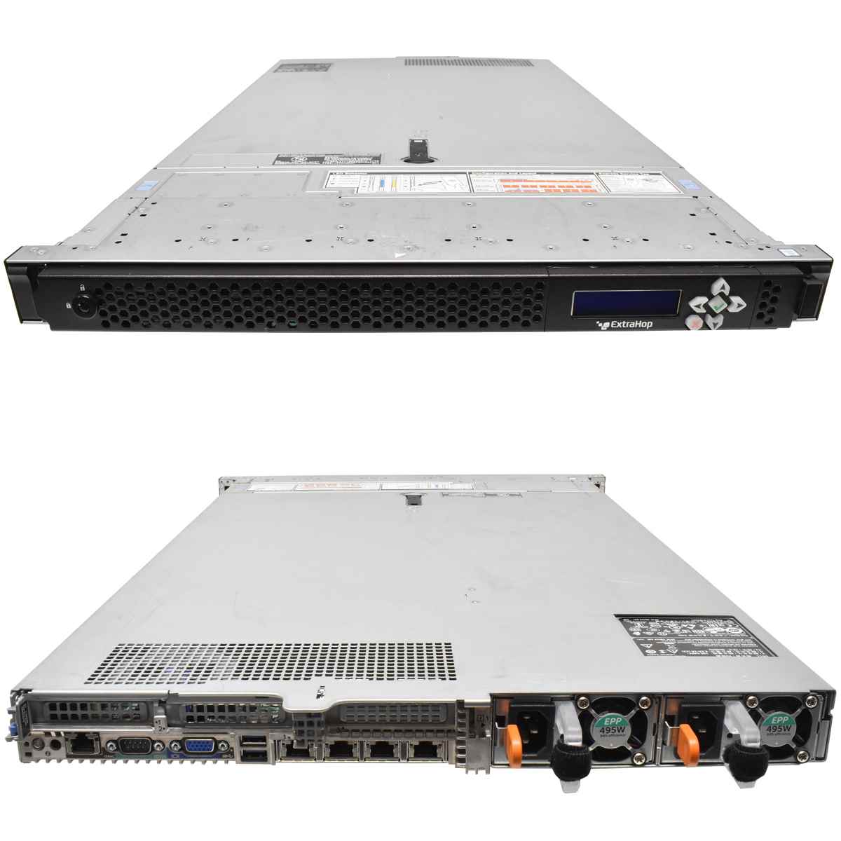 ExtraHop EDA 8200 R640 no CPU no RAM PC4 H730P i350 2x Kühler 10x SFF 2.5 Bezel