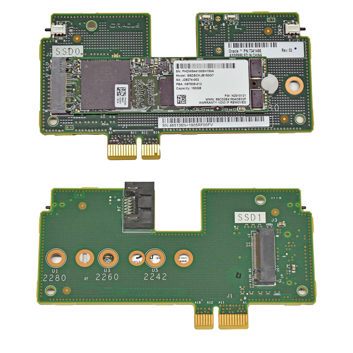 Oracle-Intel-SSDSCKJB150G7-150GB-M-2-SSD-with-7341-005.jpg Oracle Intel SSDSCKJB150G7 150GB M.2 SSD with 7341466 Carrier Board