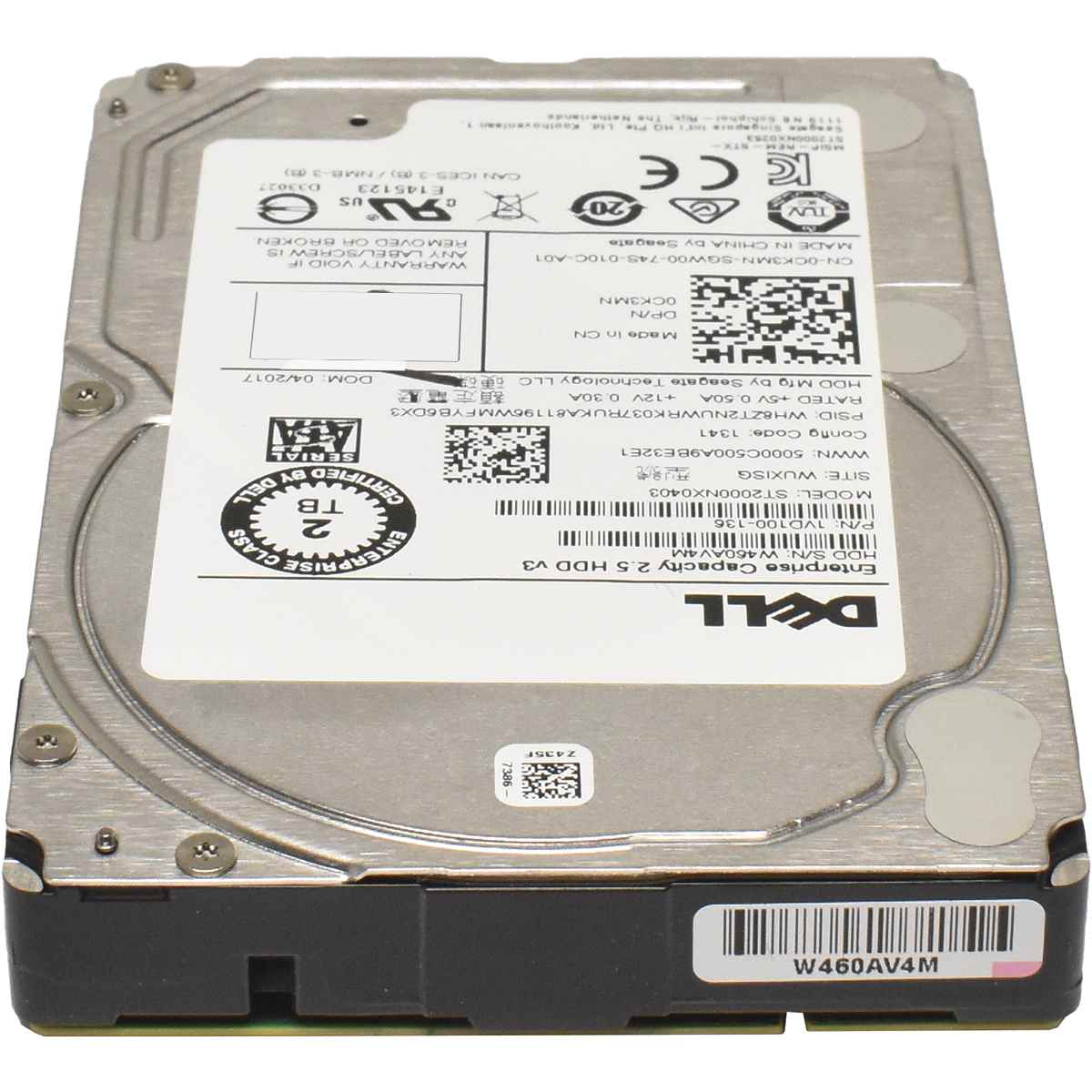 Dell 2TB 2.5" 6G 7.2K SATA HDD Festplatte ST2000NX0403 0CK3MN