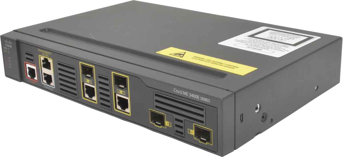 Cisco ME-3400EG-2CS-A Dual-Port RJ-45 GE Switch 4-Ports SFP GE Cisco ME-3400EG-2CS-A Dual-Port RJ-45 GE Switch 4-Ports SFP GE