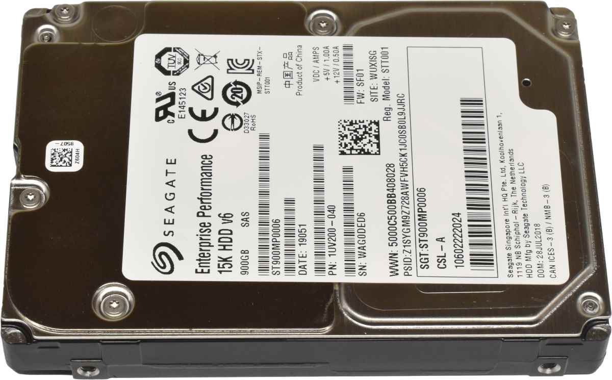 HP Seagate 900GB 2.5" 15K 12G SAS HDD ST900MP0006 1UV200-035 868774-002