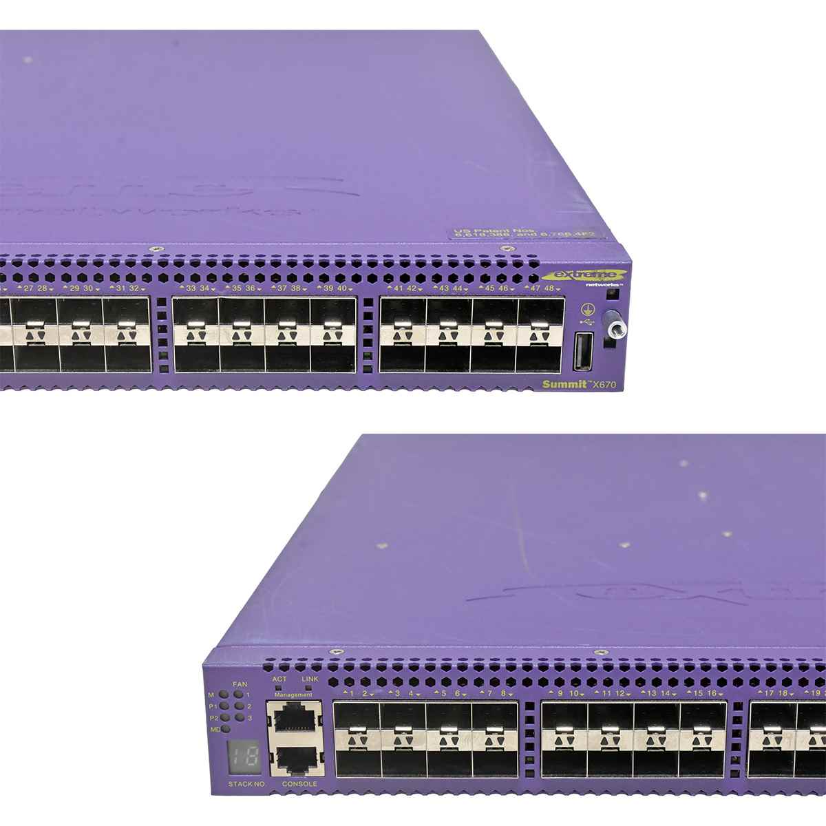 Extreme Summit X670-48x-FB 17103 48-Port SFP+ 10GE Switch Extreme Summit X670-48x-FB 17103 48-Port SFP+ 10GE Switch