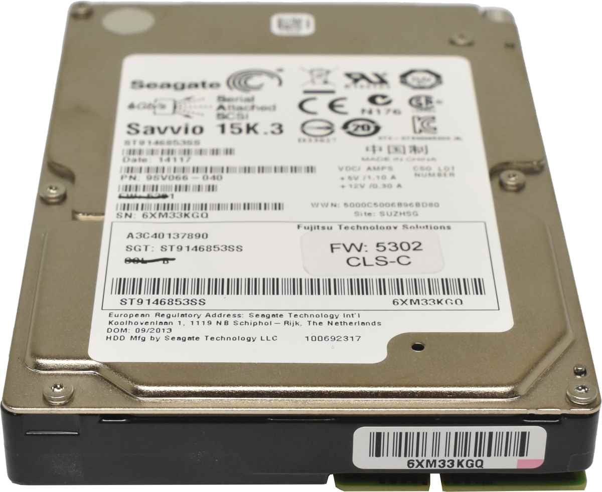 Seagate 146GB 2.5" 15K 6G SAS HDD Festplatte ST9146853SS 9SV066-040