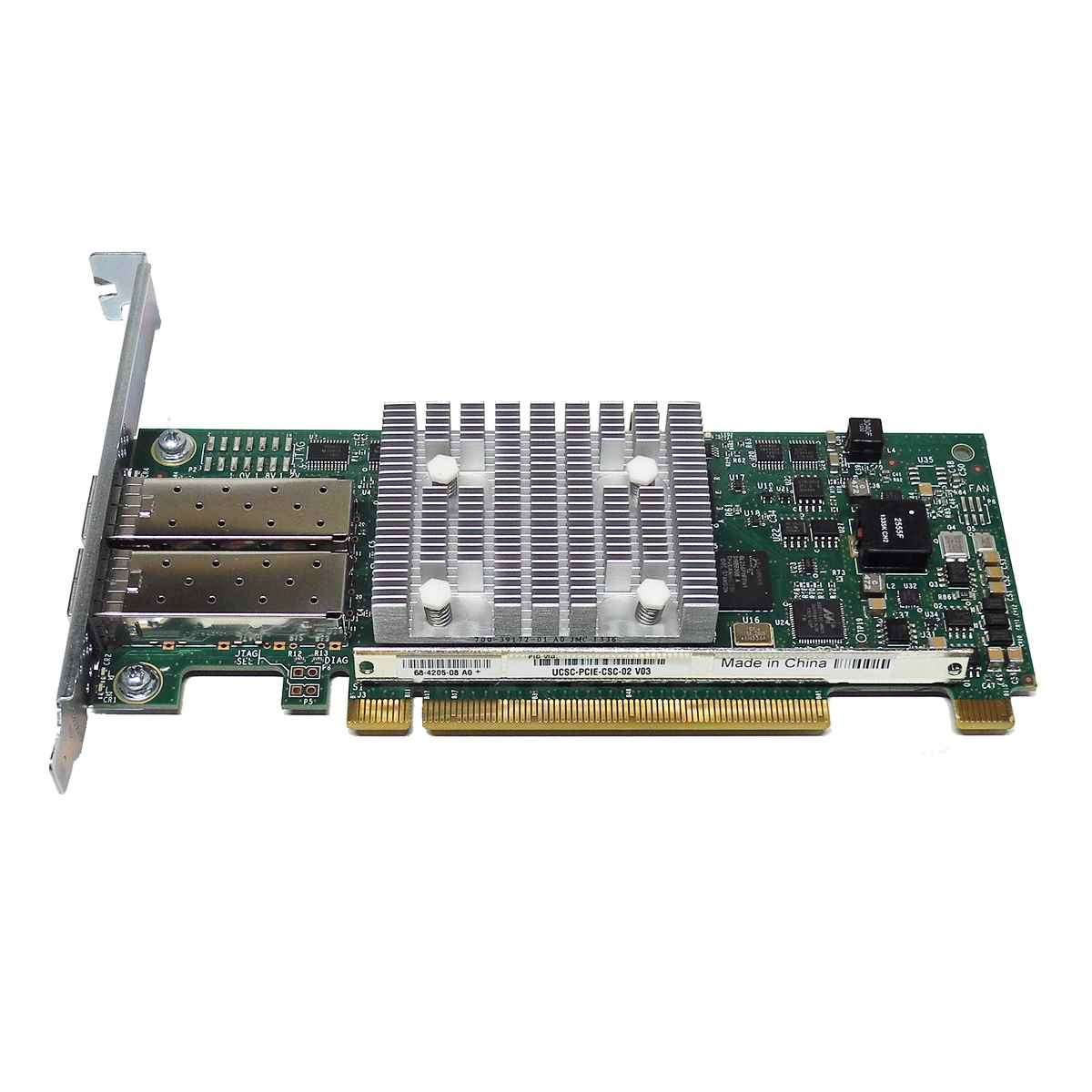 Cisco UCSC-PCIE-CSC-02 Dual-Port PCIe x16 Virtual Interface Card 1225 73-14093-08 68-4205-08 Cisco UCSC-PCIE-CSC-02 Dual-Port PCIe x16 Virtual Interface Card 1225 73-14093-08 68-4205-08