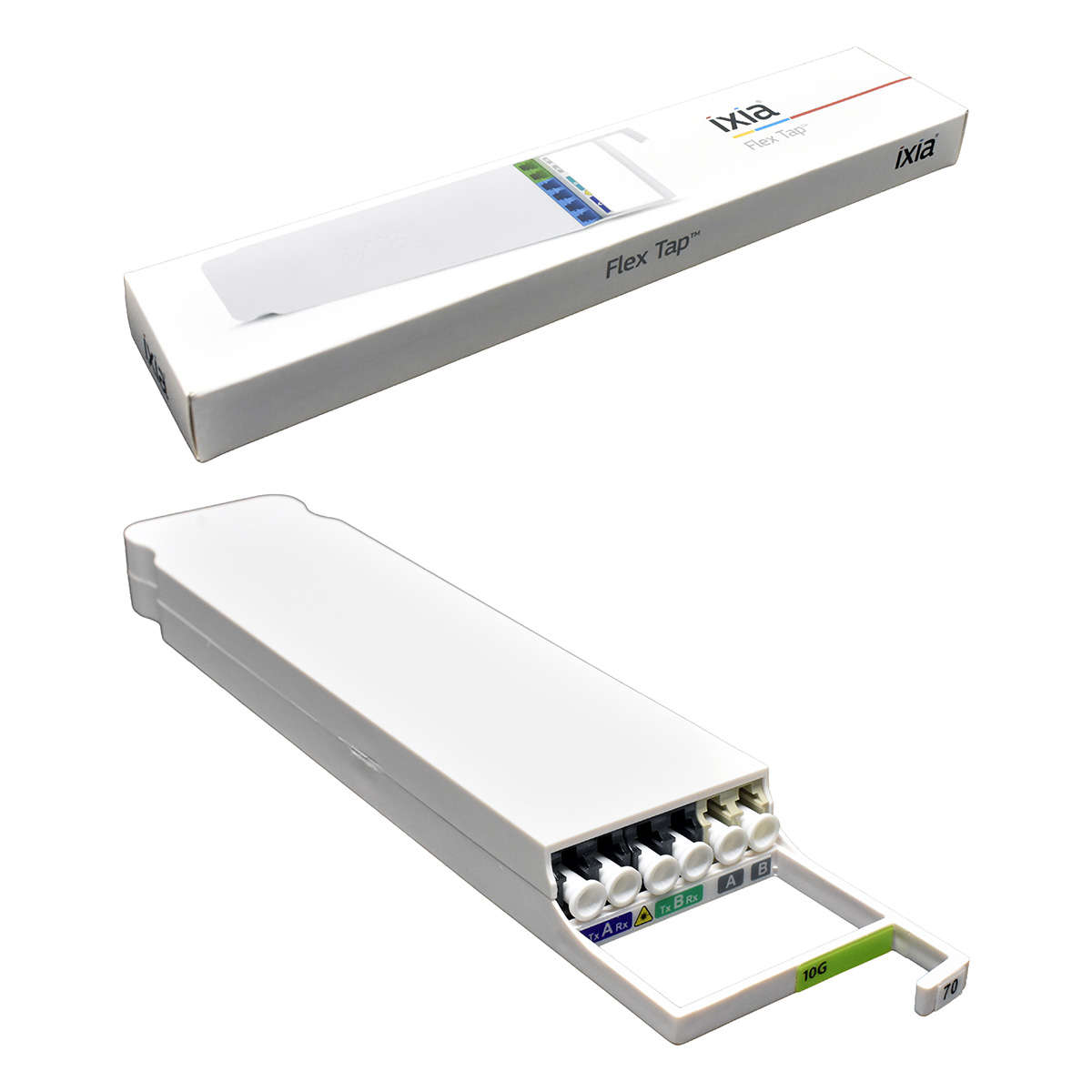 Ixia Flex Tap TPX-10-SR-50-70 10G LC Type SR Multimode 70/30 Split Ratio NEW NEU