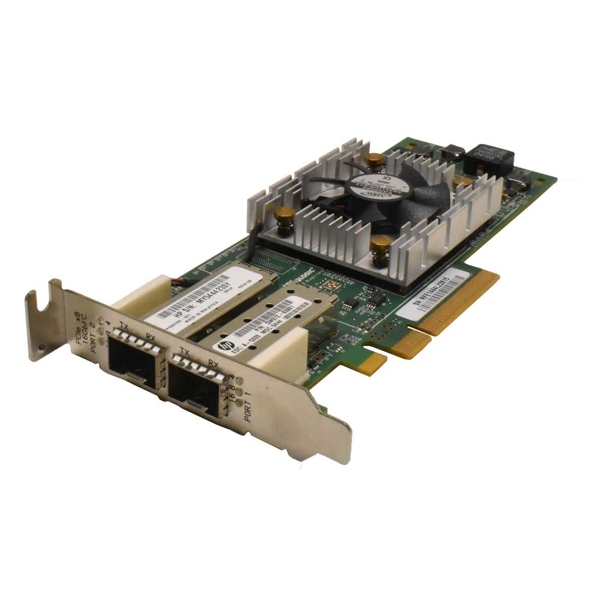 HP QLogic QLE2662-HP Dual-Port 16Gb PCIe x8 FC Server Netzwerkadapterkarte 669765-001 LP Dell QLogic QLE2662L Dual-Port 16Gb PCIe x8 FC Server Adapter 03PCN3 LP