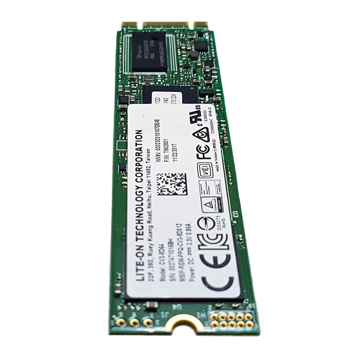 LITE-ON CV3-8D64 M.2 2280 SATA 64GB SSD Card for Laptops/Notebooks LITE-ON CV3-8D64 M.2 2280 SATA 64GB SSD Card for Laptops/Notebooks