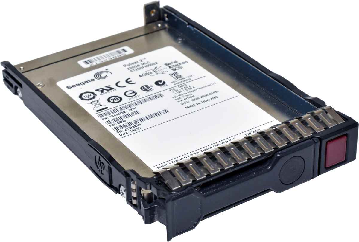 Seagate Pulsar.2 200 GB 2.5" 6G SAS-2 SSD ST200FM0002  9XW262-004 +Caddy