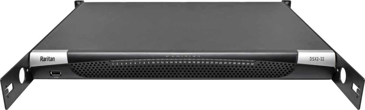 Raritan Dominion DSX2-32 32-Port serial-over-IP Console Server +Rack Ears Raritan Dominion DSX2-32 32-Port serial-over-IP Console Server +Rack Ears
