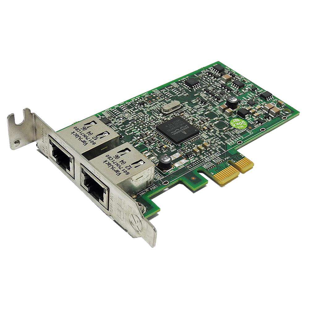 Dell-0557M9-BroadCom-5720-Dual-Port-PCIe-x1-GbE-Ne-001.jpg HP BroadCom 332T Dual-Port PCIe x1 GbE Netzwerkkarte 616012-001 LP