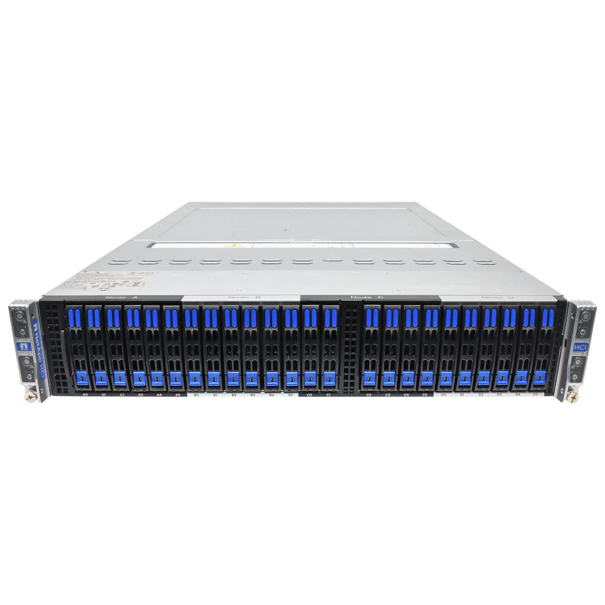 NetApp HCI Supermicro 4 Node Server NAF-1701 no Node 2x PSU 2200W CSE-217B 24x SFF Caddy NetApp HCI Supermicro 4 Node Server NAF-1701 no Node 2x PSU 2200W CSE-217B 24x SFF Caddy