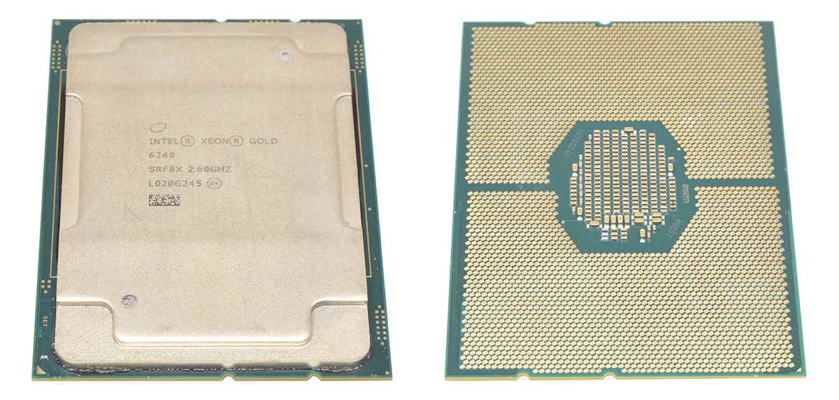 Intel Xeon Gold 6240 CPU Prozessor 2.60 GHz 18-Core 24,75 MB Cache SRF8X Intel Xeon Gold 6240 CPU Prozessor 2.60 GHz 18-Core 24,75 MB Cache SRF8X