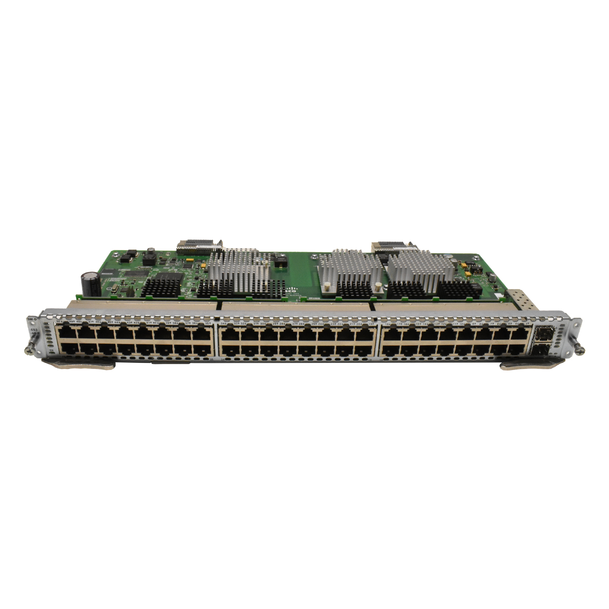 Cisco SM-D-ES3(G)-48-P 48x Fast Ethernet PoE EtherSwitch Mod 2 SFP Cisco SM-D-ES3G-48-P 48 Port Gbe Poe 2 SFP Etherswitch