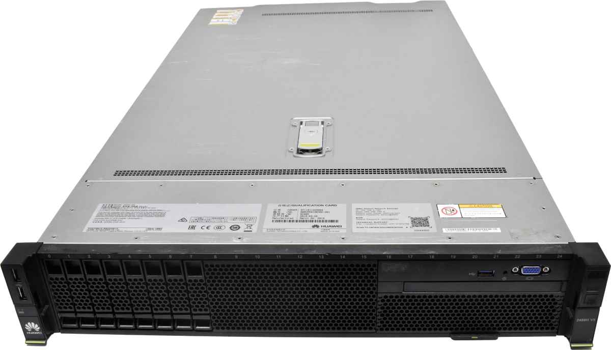 HUAWEI RH 2488H V5 Server ohne for 4x GOLD CPU ohne RAM 4x Kühler 8x 2,5 SFF