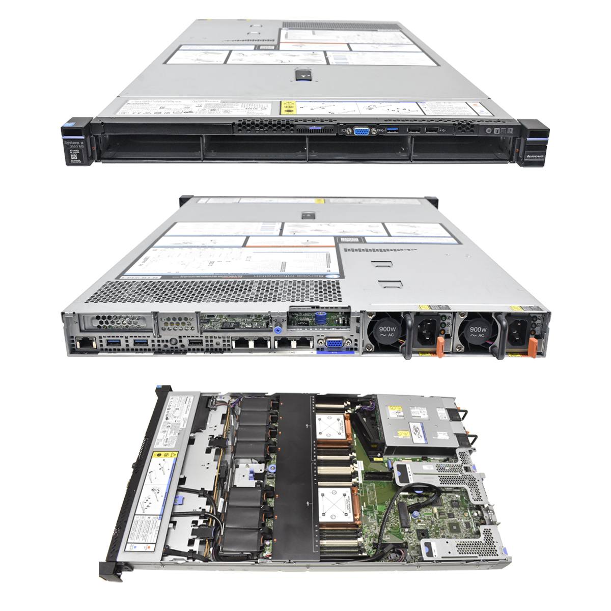 Lenovo System x3550 M5 Server Barebone no CPU no DDR4 2x Heatsink 4x LFF 3,5 Lenovo System x3550 M5 Server Barebone no CPU no DDR4 2x Heatsink 4x LFF 3,5