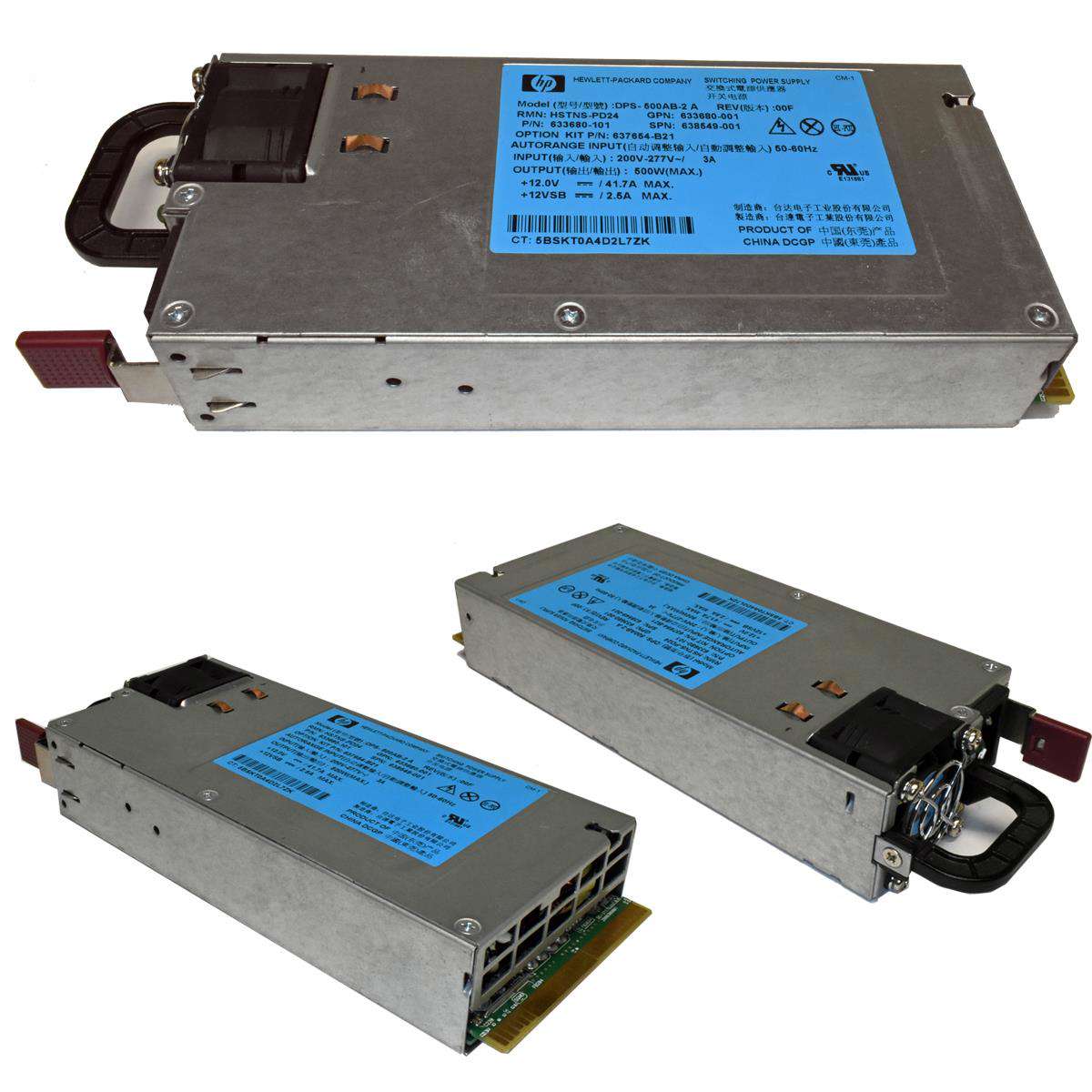 HP HSTNS-PD24 500W Netzteil / Power Supply 633680-101 633380-001