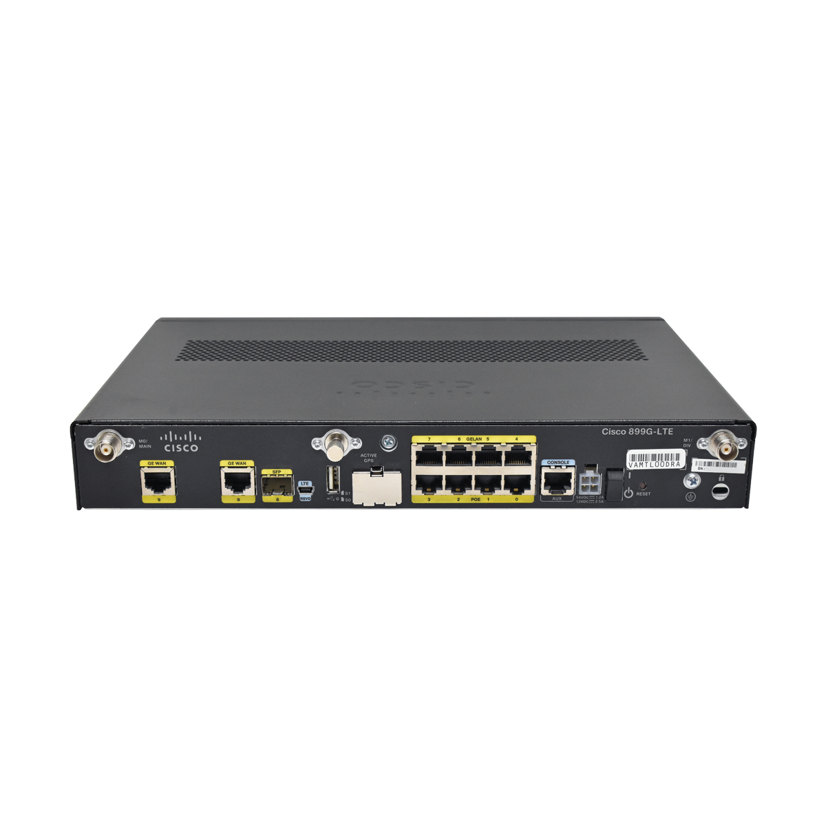 Cisco C890-LTE C899G-LTE-GA-K9 8-Port Gigabit Integrated Services Router + Netzteil + Antenne Cisco C890-LTE C899G-LTE-GA-K9 8-Port Gigabit Integrated Services Router + Netzteil + Antenne + Fuß + Verlänerung