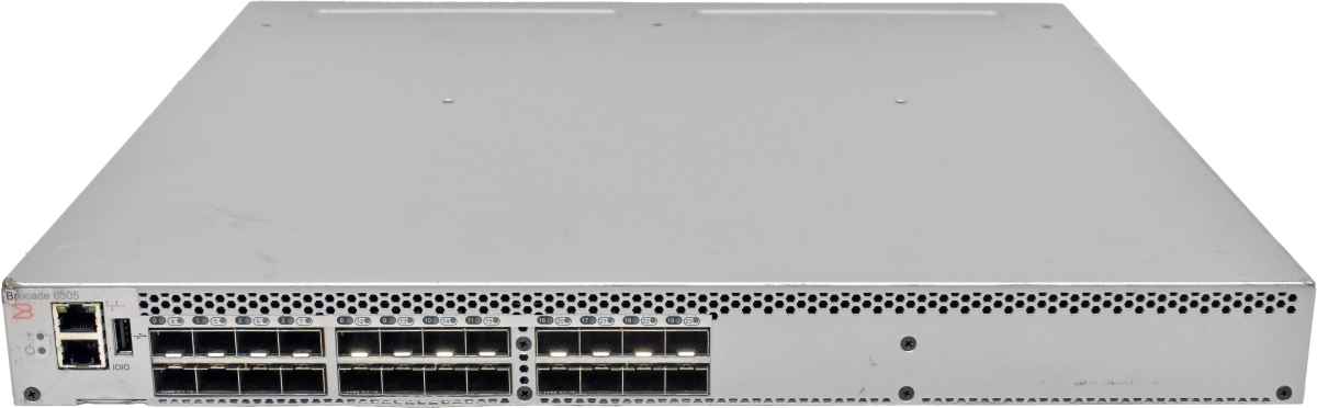 Brocade 6505 SM-6505-120R 24-Port 16G SFP+ FC Switch slightly damaged no PSU
