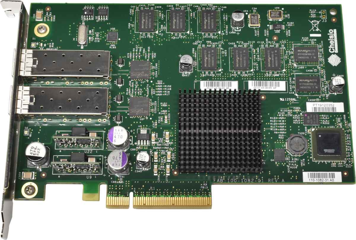 Chelsio 110-1082-31 Dual-Port 10G FC HBA PCIe x8 FP