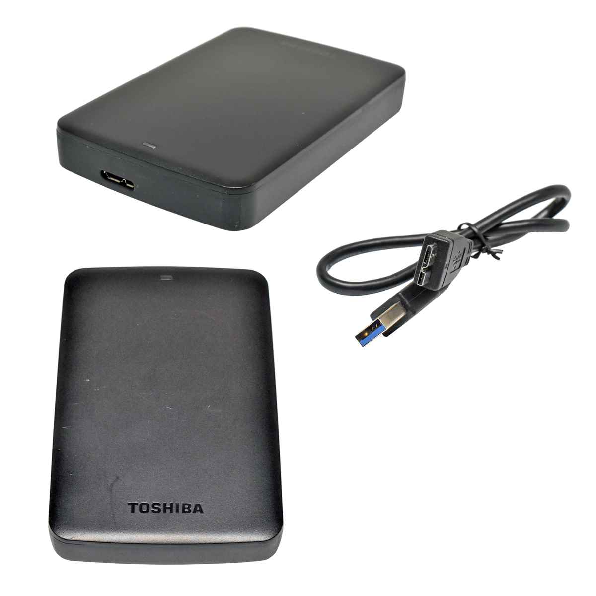 Toshiba DTB320 HDTB320EK3CA 2TB 3G externe USB 3.0 2.5" HDD + Kabel Toshiba DTB320 HDTB320EK3CA 2TB 3G externe USB 3.0 2.5" HDD + Kabel