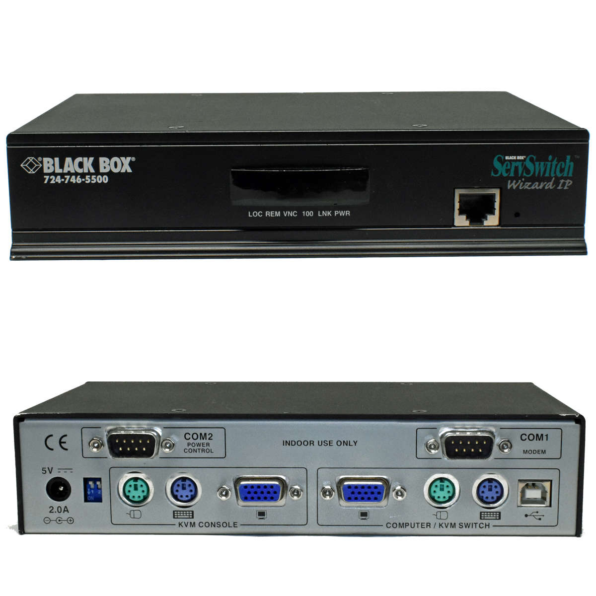 Black-Box-Serv-Switch-ACR2004A-Wizard-IP-Remote-Ma-001.jpg Black Box Serv Switch ACR2004A Wizard IP Remote Manager without 5V Power Supply