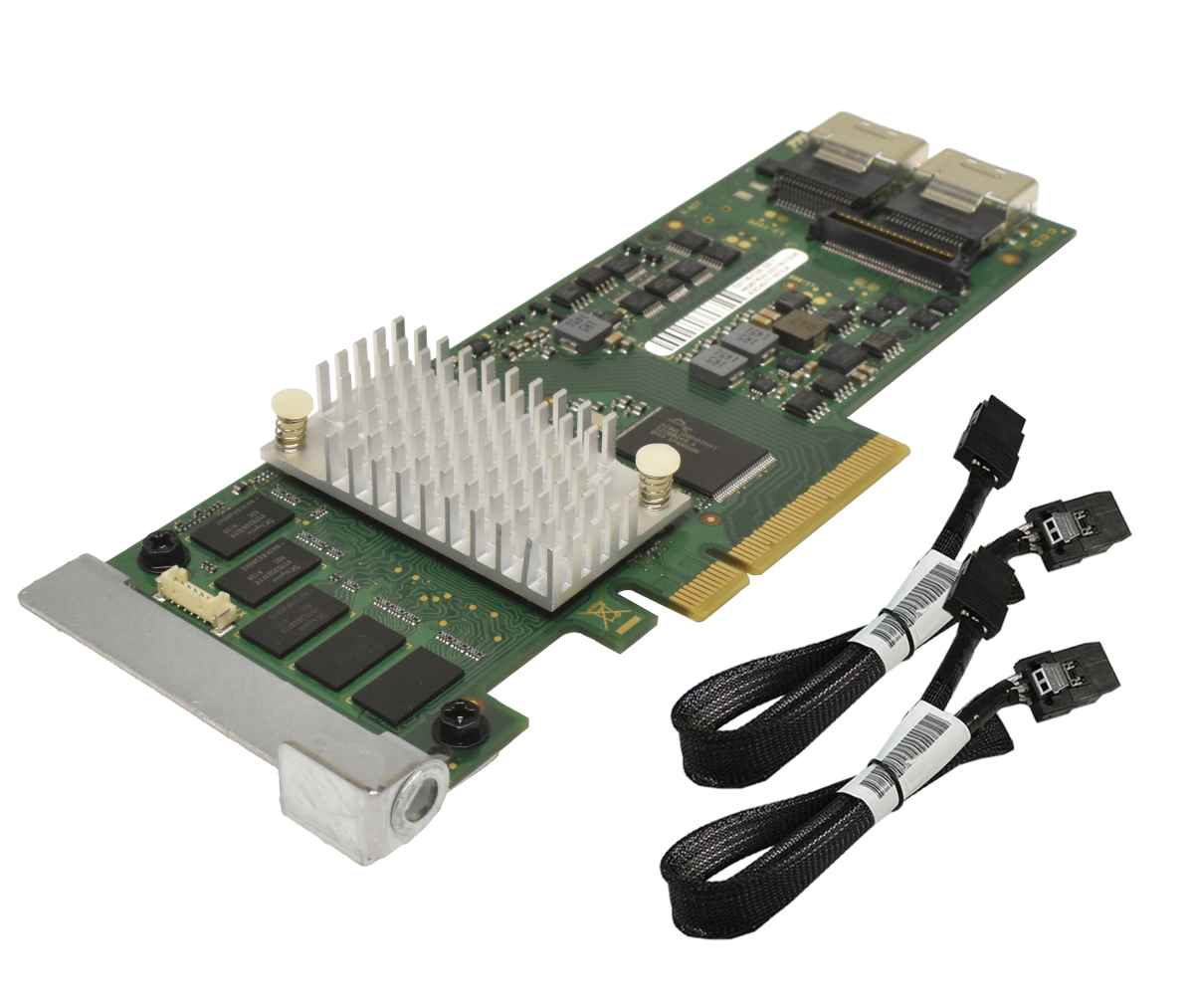 Fujitsu Primergy D3116-C26 6Gb PCIe x8 1GB SAS RAID Controller + 2x SAS Kabel LP