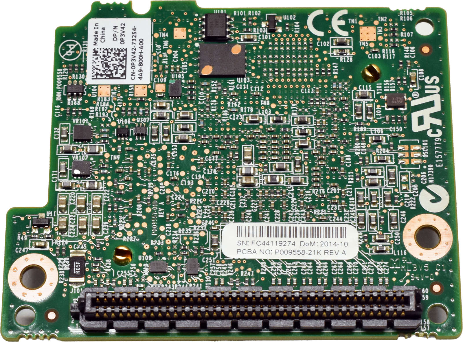 Dell Emulex P009558-21K 10G Dual Port Blade Network Daughter Card 0P3V42