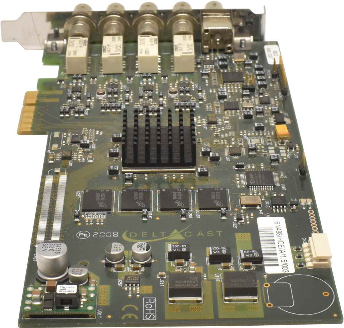 Deltacast DELTA-HD-E 22 Quad-Channel PCIe x4 HD-SDI Card