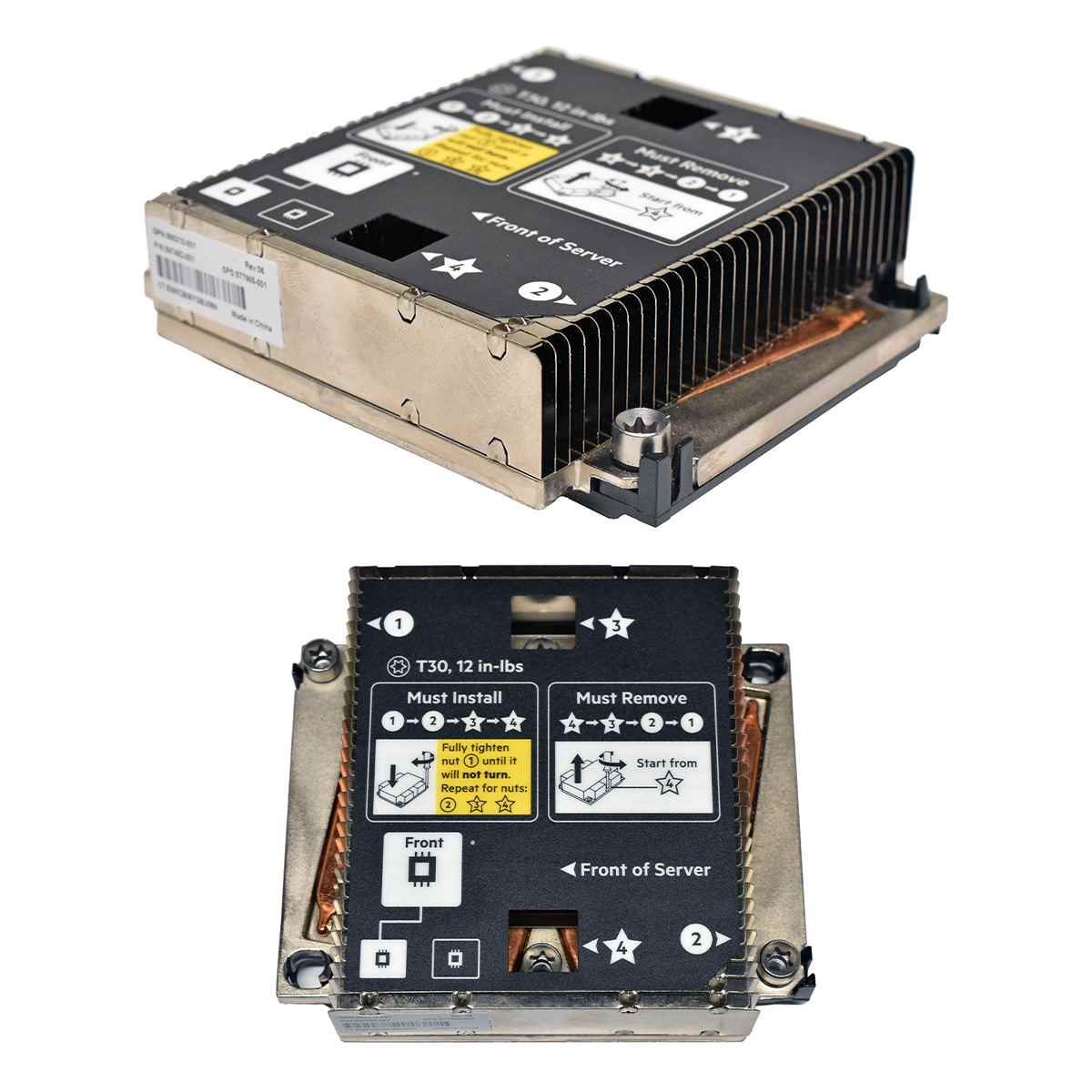 HP 847492-001 865310-001 877965-001 CPU 2 Heatsink for ProLiant BL460C G10