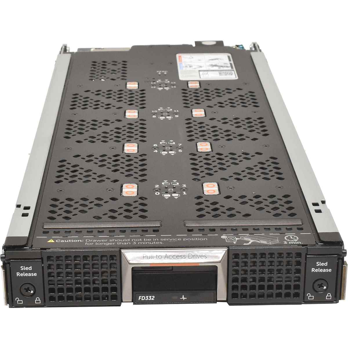 Dell PowerEdge FD332 E02B 16x 2.5" SAS/SATA Bay Storage Array 06WHM8 Dell PowerEdge FD332 E02B 16x 2.5" SAS/SATA Bay Storage Array 06WHM8