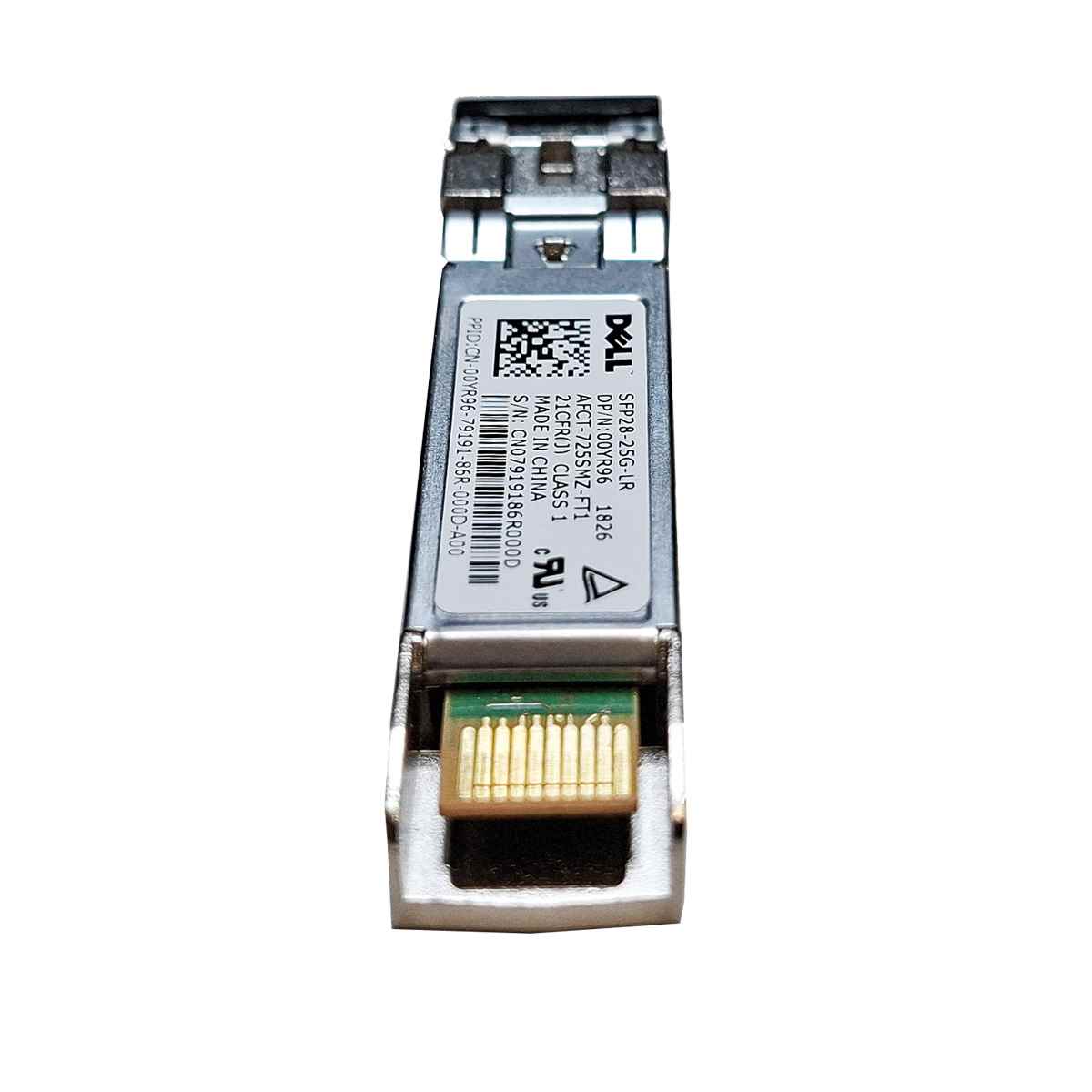 Dell 00YR96 Avago SFP28-25G-LR Transceiver AFCT-725SMZ-FT1 25Gbps 1310 nm 10 km Dell 00YR96 Avago SFP28-25G-LR Transceiver AFCT-725SMZ-FT1 25Gbps 1310 nm 10 km