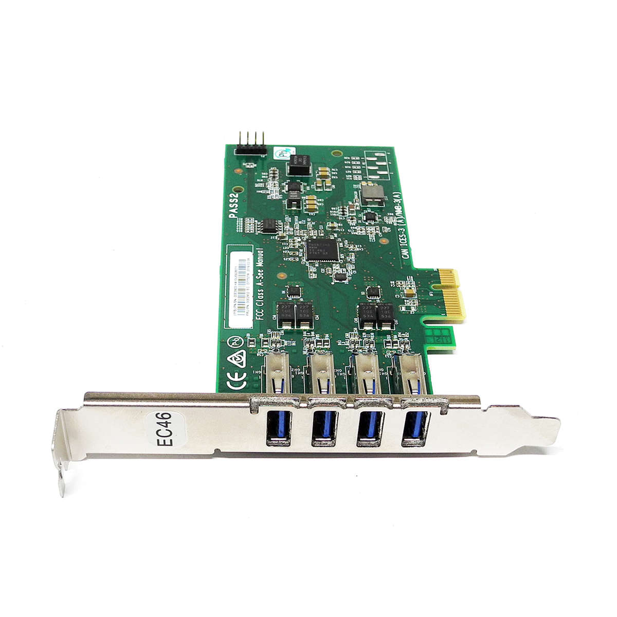 IBM-EC46-58F9-4-Port-USB-3-0-Server-Adapter-for-Po-003.jpg IBM EC46 58F9 4-Port USB 3.0 Server Adapter for Power 8 System 00E3903 00E2932